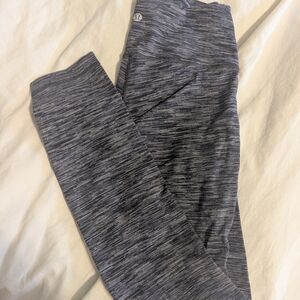 lululemon athletica Black and Gray Leggings